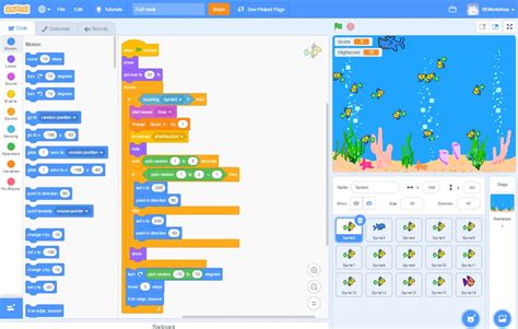 Toradh íomhá ar Scratch Tutorial Spiel Programmieren