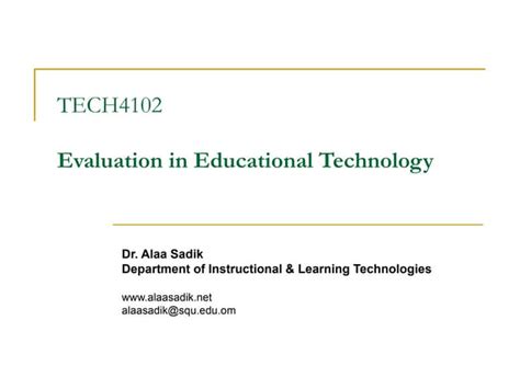Image result for Educational Technology Evaluation Criteria