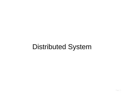 Image result for Distributed System Slide Notes
