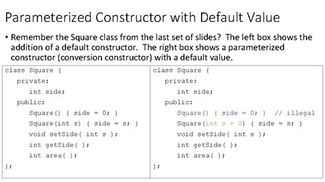 Image result for Default Value in Constructor C++