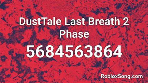 Toradh íomhá ar Dusttale Song Roblox ID