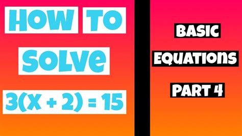 Toradh íomhá ar Solving Basic Algebra Equations