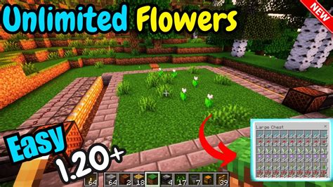 Toradh íomhá ar Minecraft Farming Flowers