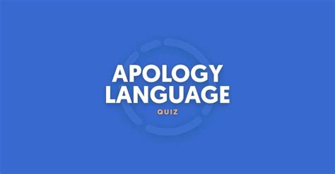 Image result for Apology Language Quiz