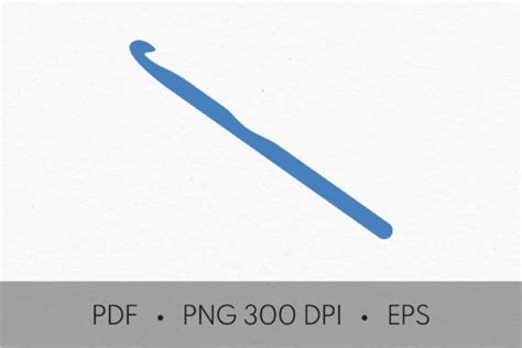 Crochet Hook Flat Illustration Graphic by StasyLionet · Creative Fabrica