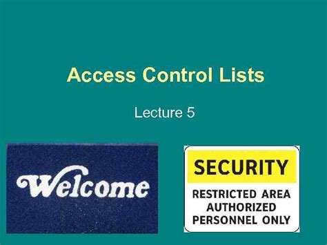 Image result for Access Control List Visualization
