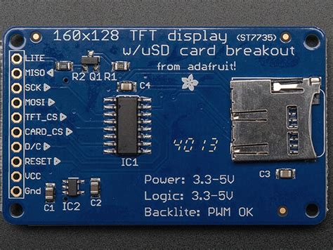 Image result for ST7735 Circuit