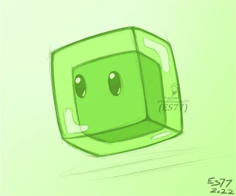 Image result for How to Draw a Minecraft Slime