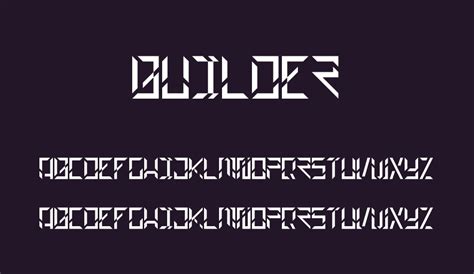 Image result for Builder Font