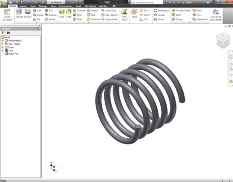 Afbeeldingsresultaten voor Making Spring in Inventor