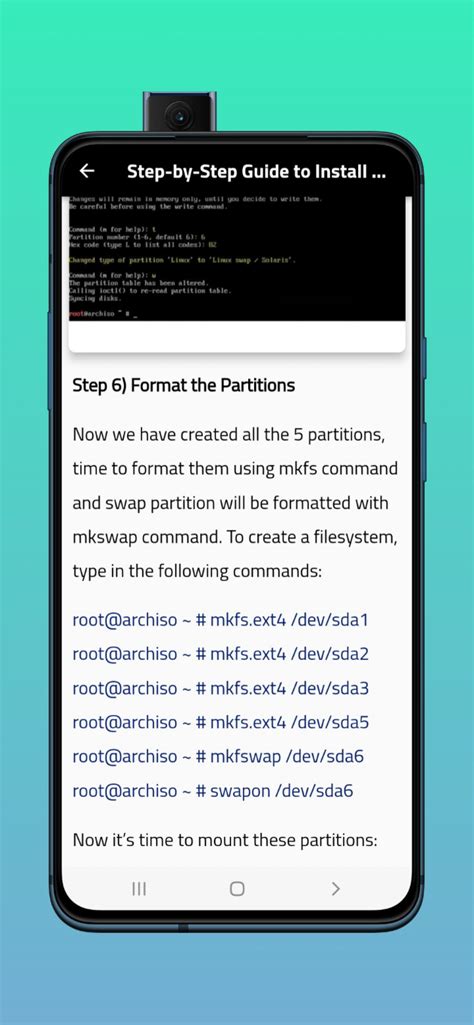 Toradh íomhá ar Installation Linux