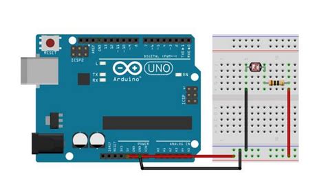 Image result for Wiring Diagram of Photo Resistor Arduino