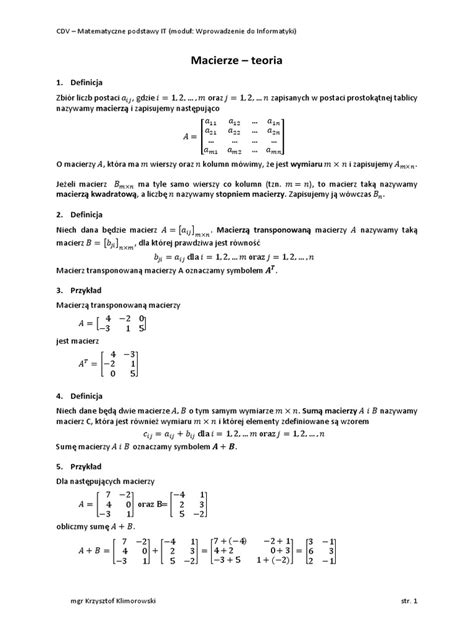 Python Macierze に対する画像結果