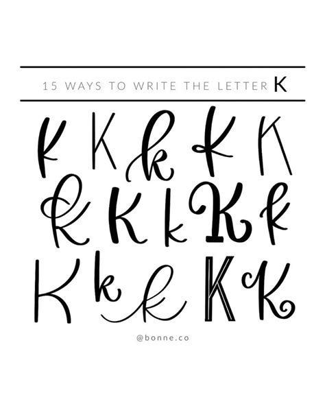 Image result for K Lettering