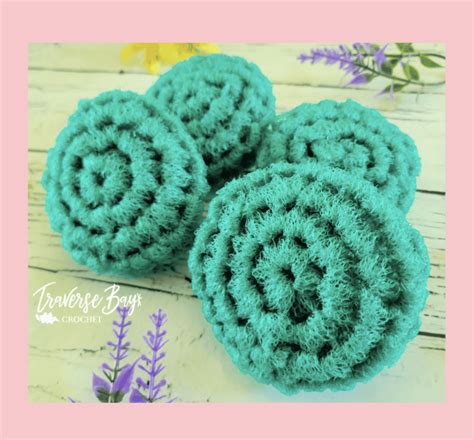 Image result for Round Scrubbie Crochet Pattern