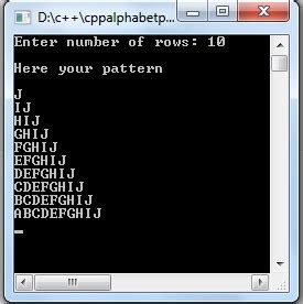 Image result for Triangle Pattern in C in for Loop