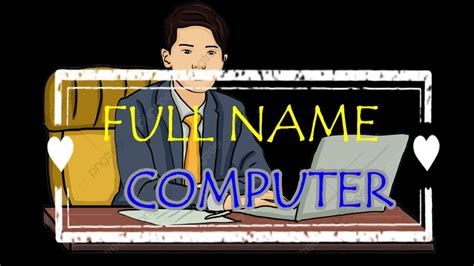 Bildergebnis für Computer Full Name in Hindi