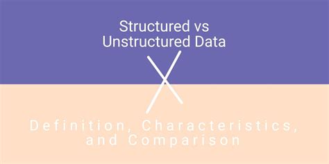Image result for Unstructured vs Structured Data Definitions