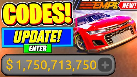 Toradh íomhá ar NASCAR Unleashed Codes Roblox