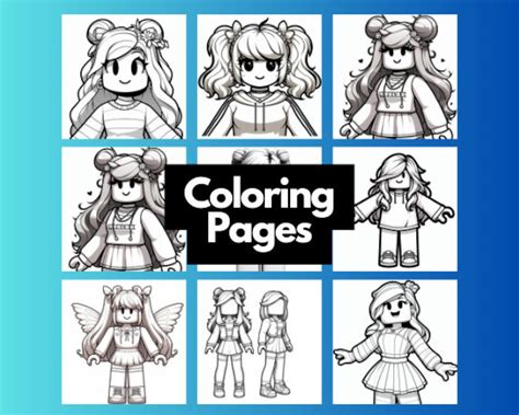 Image result for Girl Roblox Outline Coloring