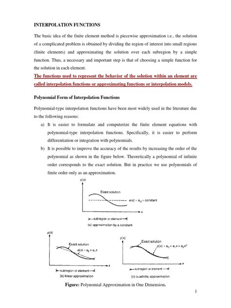 Afbeeldingsresultaten voor Interpolation Function Mostly Used in Fem