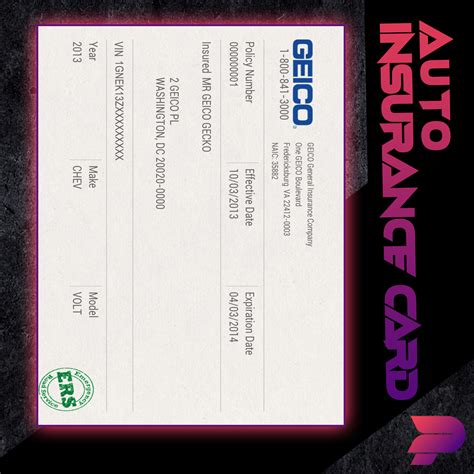 Image result for Auto Insurance Card