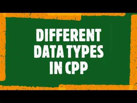 Afbeeldingsresultaten voor CPP Data Type Bit