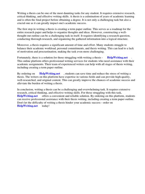 Term Paper Outline Format に対する画像結果