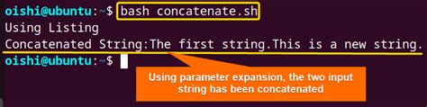 Image result for String Concatenation in Bash Script