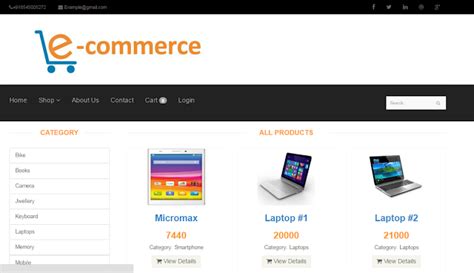 Image result for Website E-Commerce PHP with MySQL Phone