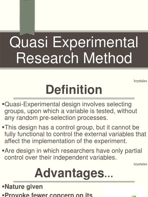 Image result for Quasi-Experimental Research