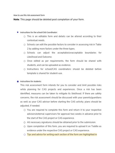 Image result for UK MCA Risk Assessment Form PDF