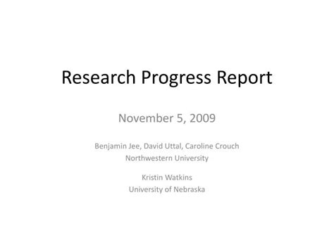 Toradh íomhá ar Research Progress Report