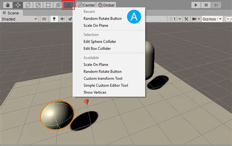 Image result for Unity Scene View Toolbar