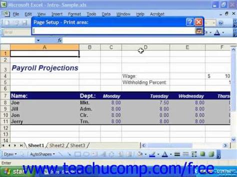 Toradh íomhá ar MS Excel 2003 Tutorial