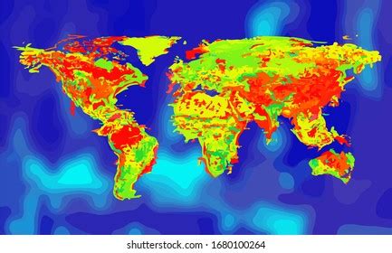 Image result for World Map with Heat Zones