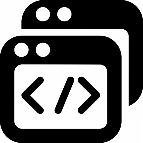 Front-End Code Icon に対する画像結果