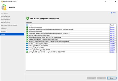 Tables Node in SQL Sever に対する画像結果