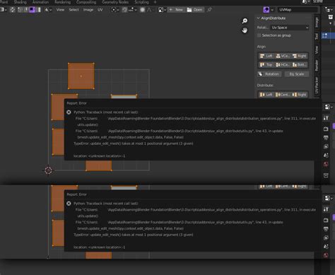 Blender UV Align Add-On に対する画像結果