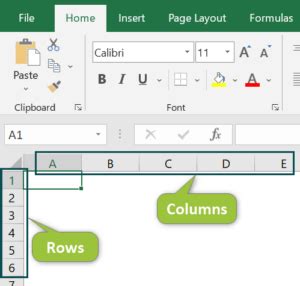 Difference Between Row and Column Excel に対する画像結果