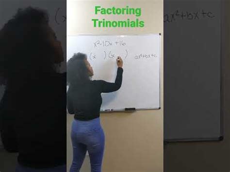 Factoring Trinomial Tutorial に対する画像結果