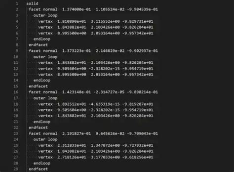 Afbeeldingsresultaten voor ASCII File Format Mesh