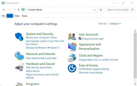 Image result for Control Panel Wi-Fi Edge