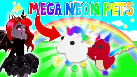 Afbeeldingsresultaten voor AdoptMe Pets Neon Unicorn