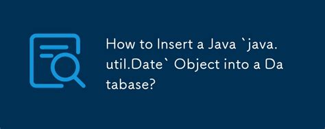 Image result for How to Insert Date in Java