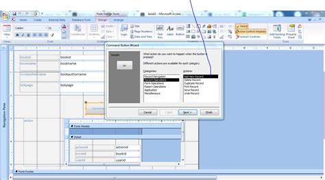 Image result for Access Add Back Button to Form