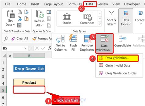 Image result for How to Display a Drop Down List in Data Validation in Excel