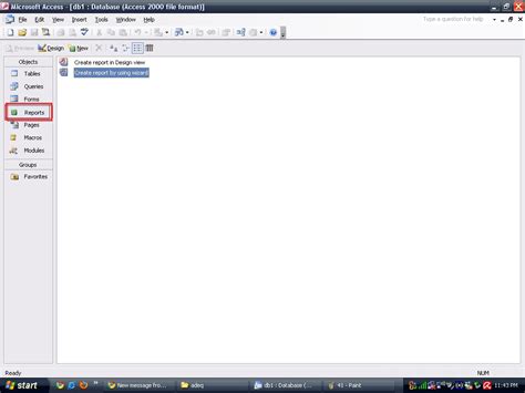 Image result for How to Create a Report in Access