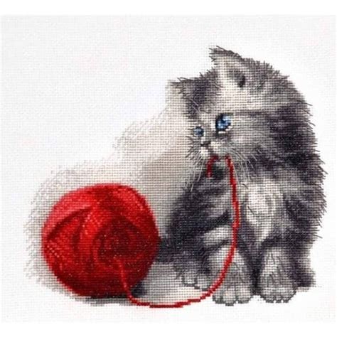 Image result for Cat Kitten Cross Stitch Patterns