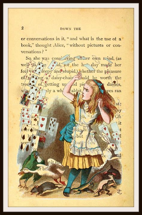 Image result for Alice in Wonderland Book Pages